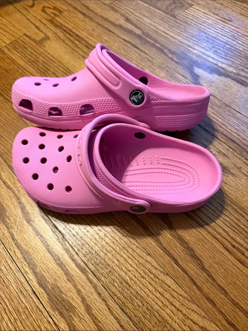 CROCS Kids' Classic Clog in Bubblegum Pink